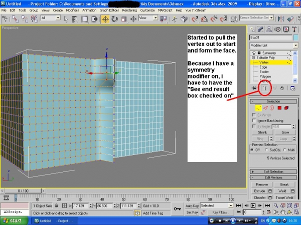 Creation of Hot Flush: Step 3